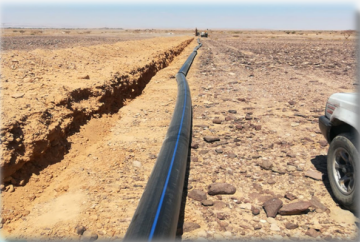 Preparation and operation of wells in Wadi Araba 2